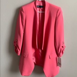 NWT Zara Pink blazer